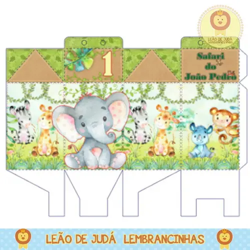 Caixa milk Safari