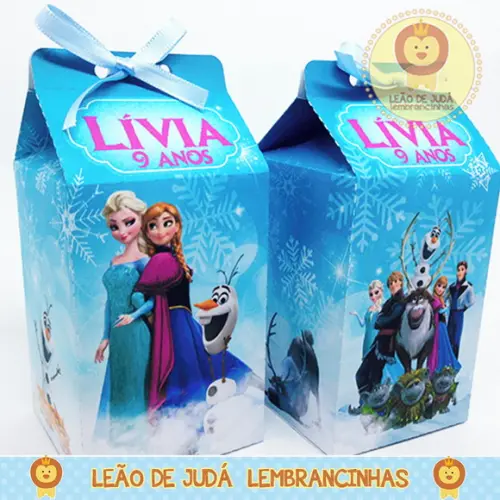 Caixa milk Sem aplique tema Frozen