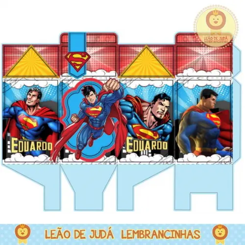 Caixa milk Super homem