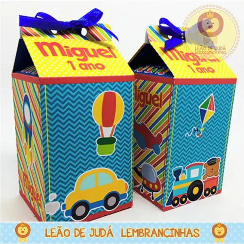 Caixa Milk Tema Brinquedo