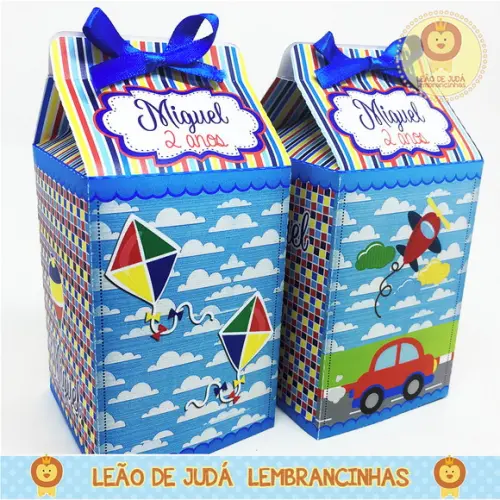 Caixa Milk tema brinquedo modelo 2