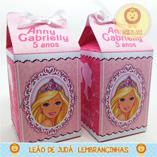 Caixa Milk Tema Barbie
