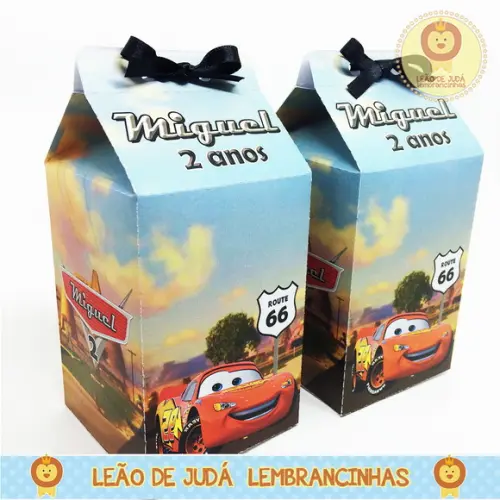 Caixa Milk Tema Carros