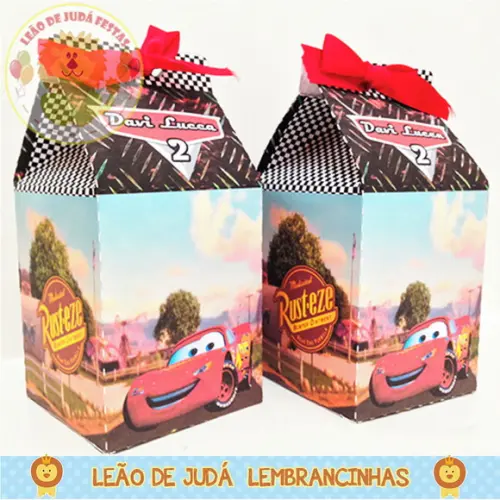 Caixa Milk Tema Carros