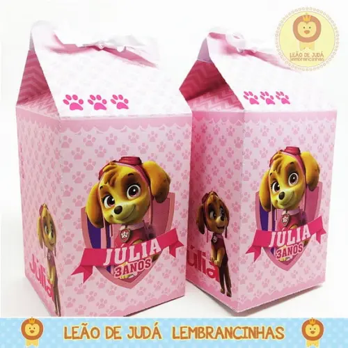 Caixa Milk tema Patrulha canina modelos 2