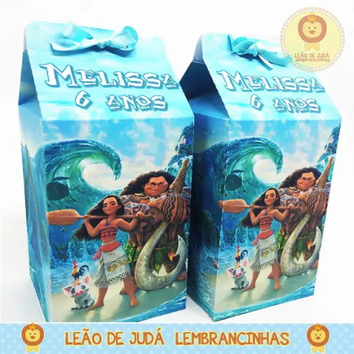 Caixa Milk Tema Moana modelo 2