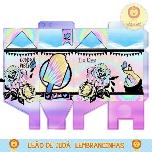 Caixa milk tie dye