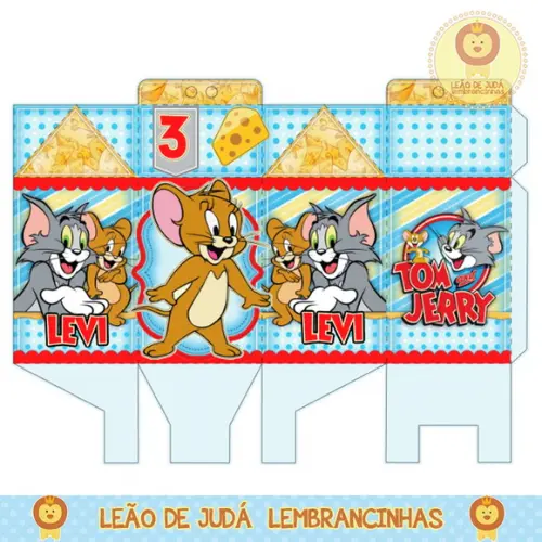 Caixa milk tom e jerry