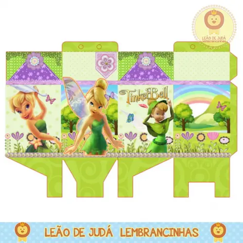 Caixa milk tinkerbell