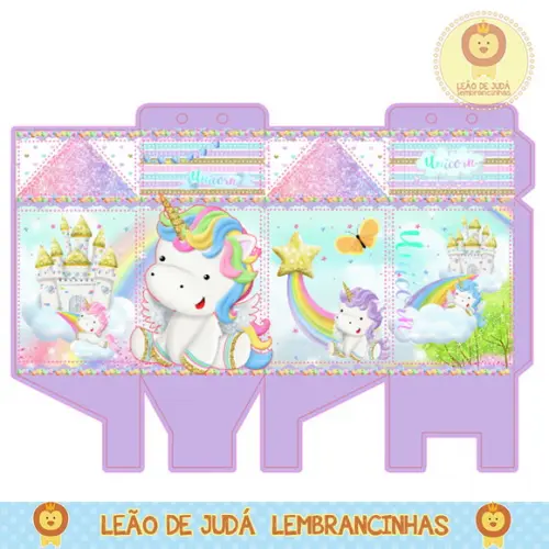 Caixa milk unicórnio