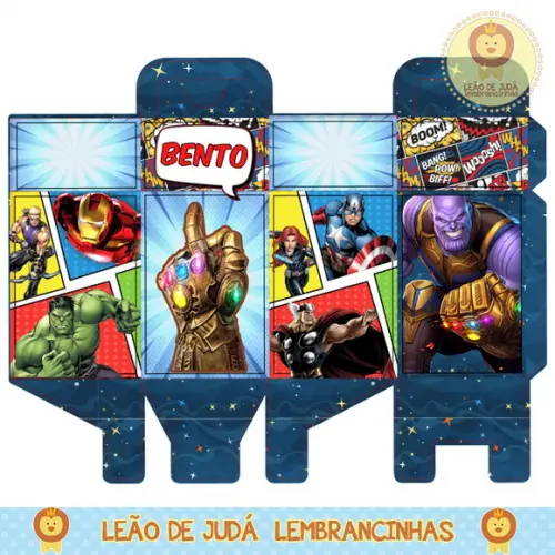 Caixa milk vingadores