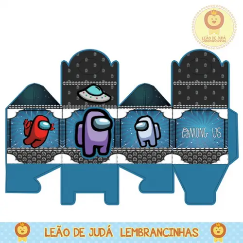 Caixa para festa among us