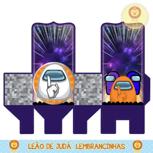 Caixa para festa among us