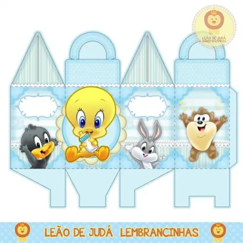 Caixa para festa baby looney tunes