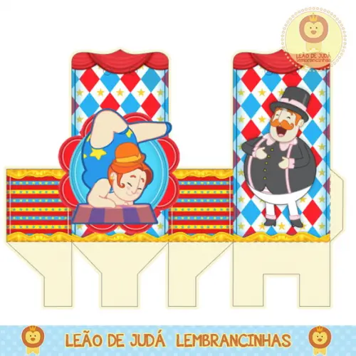 Caixa Para Festa Bita Circo