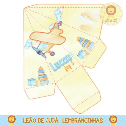 Caixa para festa Brinquedo