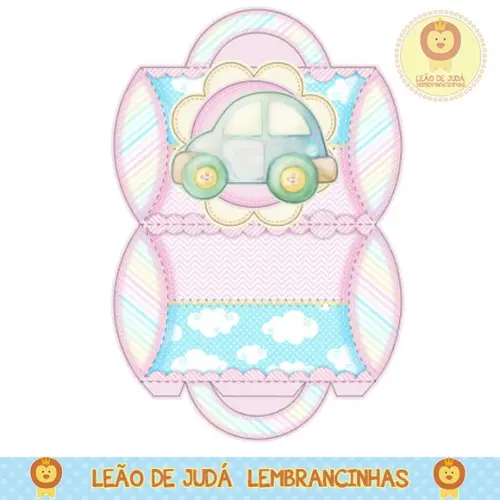 Caixa para festa Brinquedos Menina
