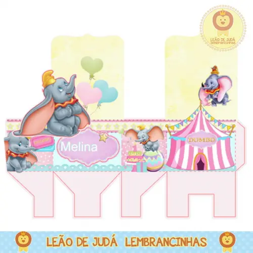 Caixa para festa dumbo