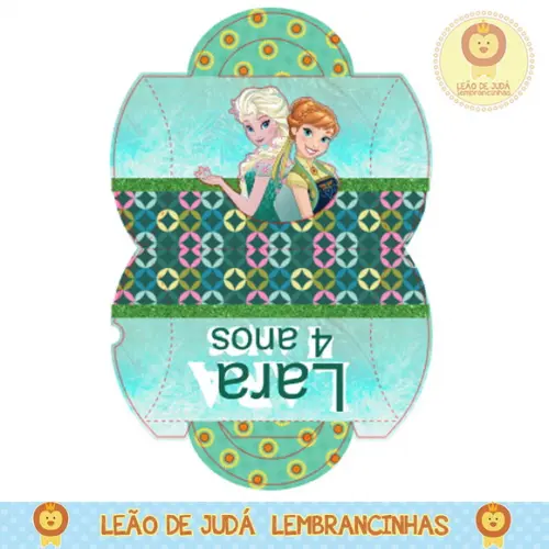 Caixa para festa frozen