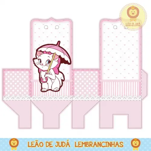 Caixa para festa gatinha marie