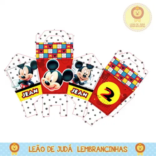 Caixa para festa mickey