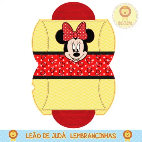 Caixa para festa minnie