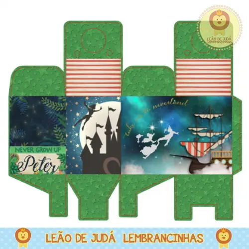 Caixa para festa peter pan