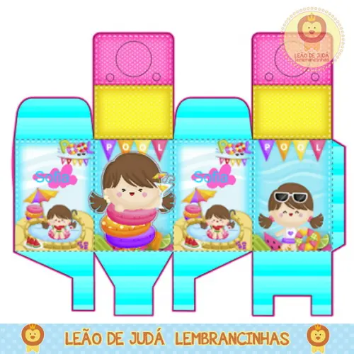 Caixa para festa pool party