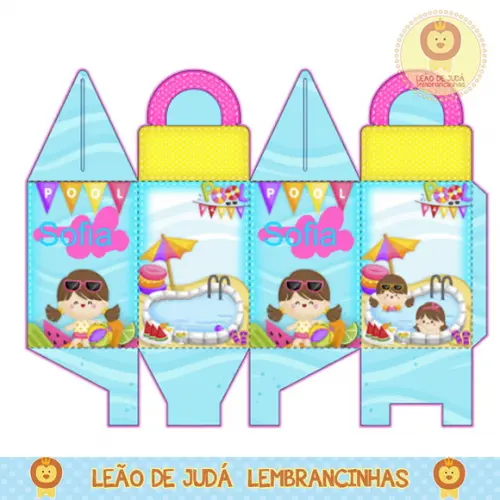Caixa para festa pool party