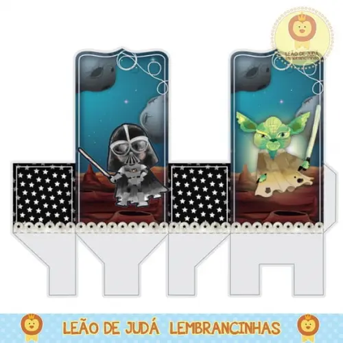 Caixa para festa star wars