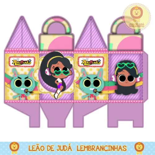 Caixa para festa tema anittinha