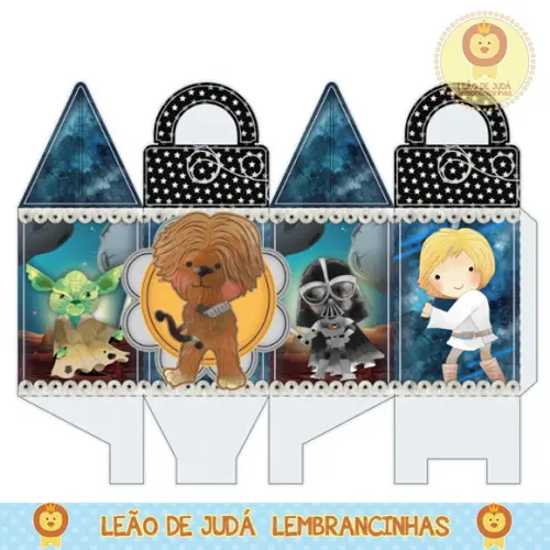Caixa para festa star wars