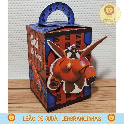 Caixa Para Festa tema Big Hero