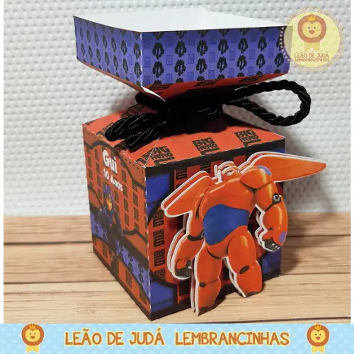 Caixa Para Festa tema Big Hero