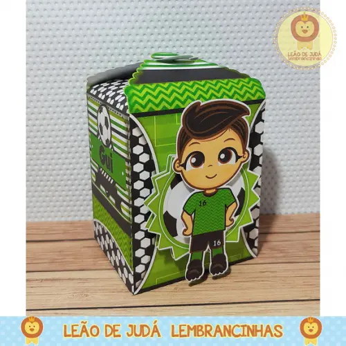 Caixa para Festa Tema Futebol