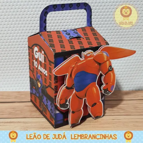 Caixa Para Festa tema Big Hero