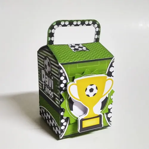 Caixa para Festa Tema Futebol