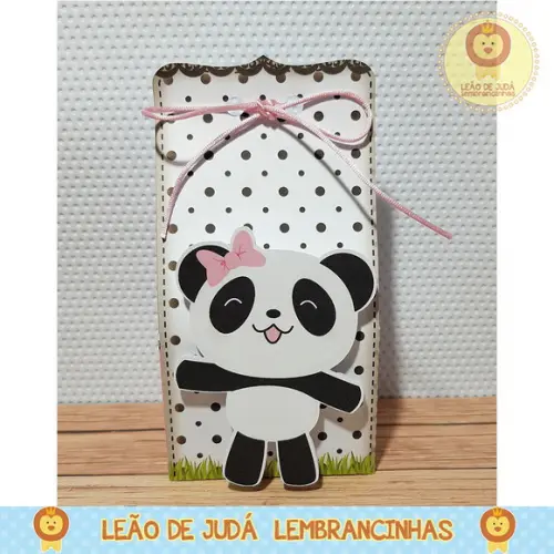 Caixa Para Festa tema Panda