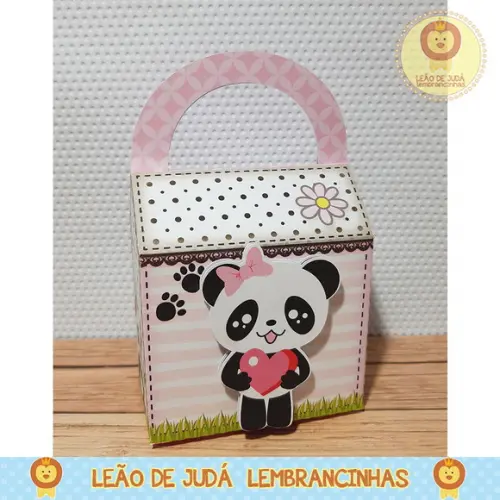 Caixa Para Festa tema Panda