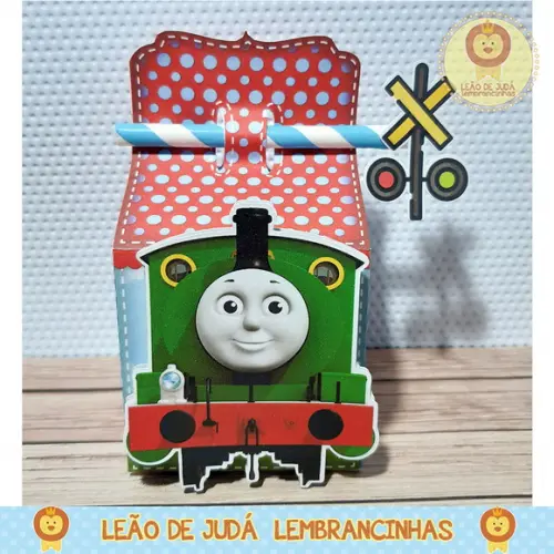 Caixa Para Festa tema thomas e seus amigos