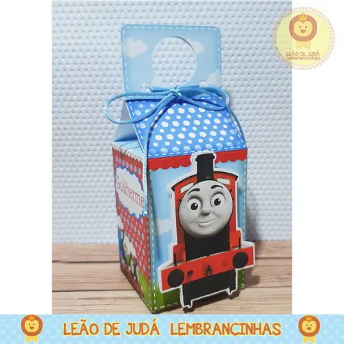 Caixa Para Festa tema thomas e seus amigos