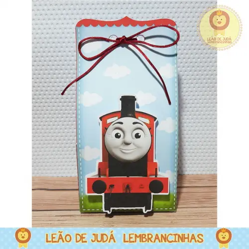 Caixa Para Festa tema thomas e seus amigos