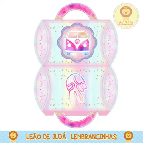 Caixa para festa tie dye