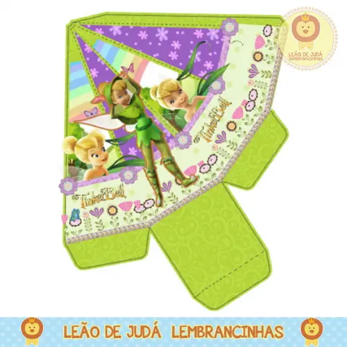 Caixa para festa tinkerbell