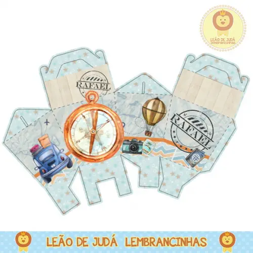 Caixa para festa viagem