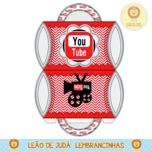 Caixa para festa you tube