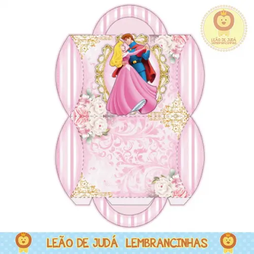 Caixa para festga bela adormecida
