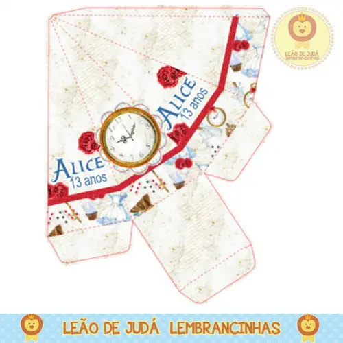 Caixa pirâmide Alice