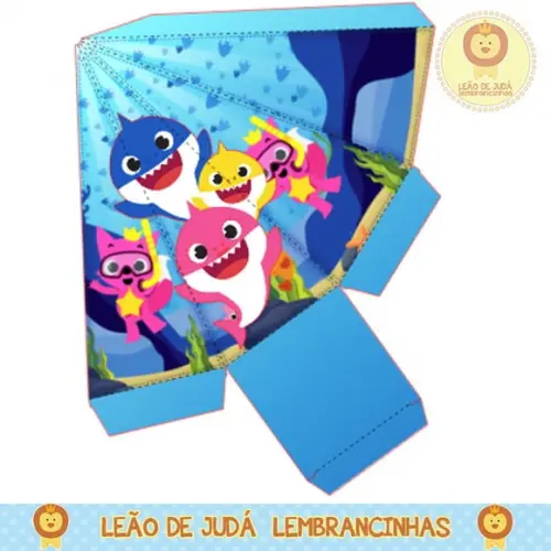Caixa Pirâmide baby shark