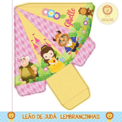 Caixa pirâmide bela e a fera